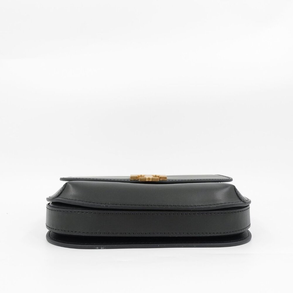 Tory Burch Eleanor Slim Saddlebag Black OS - Picture 7 of 16